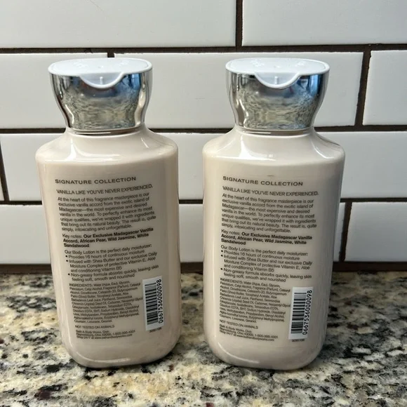 WILD MADAGASCAR VANILLA LOTION SET (2) (ORIGINAL FORMULA) - BATH & BODY WORKS - Picture 2 of 4